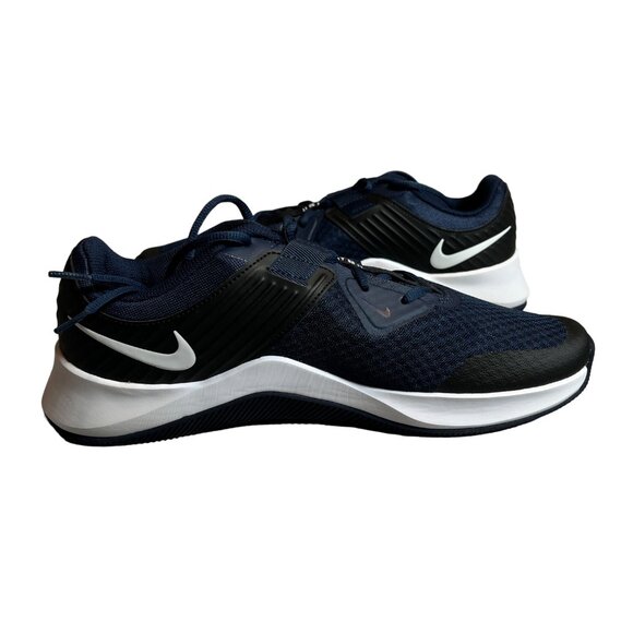 NWB NIKE Shoes Men's MC Trainer Ptl. Leather Upper Swoosh Blue Black 11BGB - Picture 5 of 11